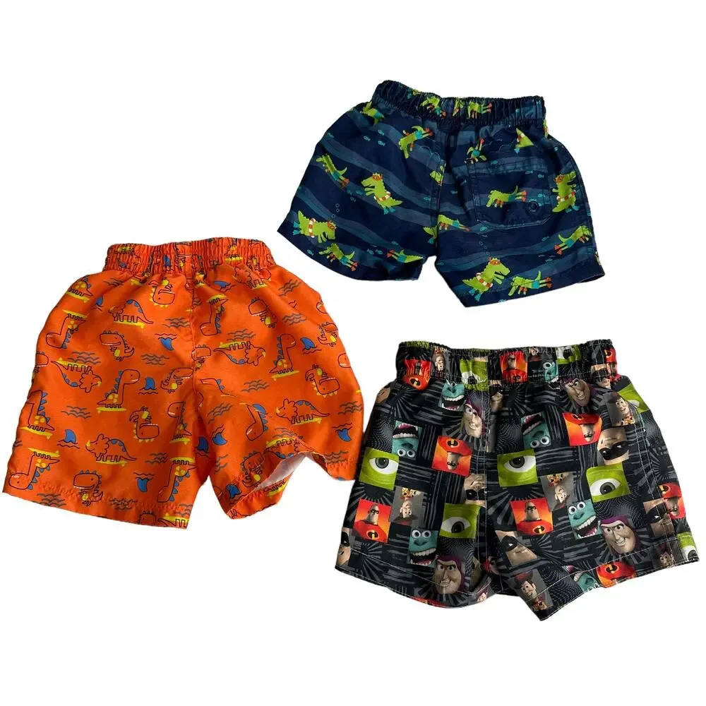 toddler swim trunks 12 - 18 months lot of 3